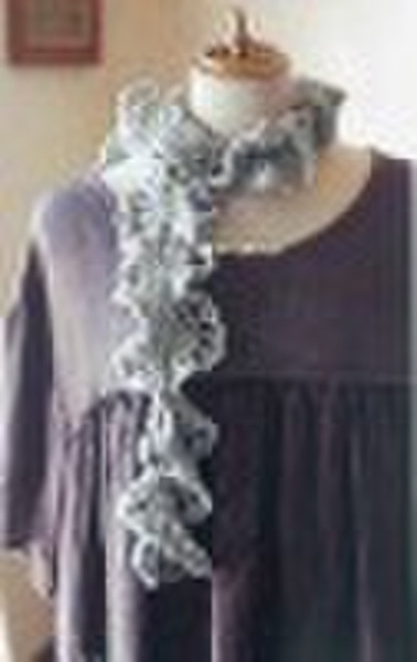 SC06008 Handmade Crochet Fashion Scarf 100% Cotton