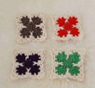 DD03019 Handmade Crochet Table Cup Coaster Mat