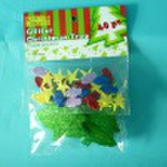 Foam Stickers Glitter Christmas Tree
