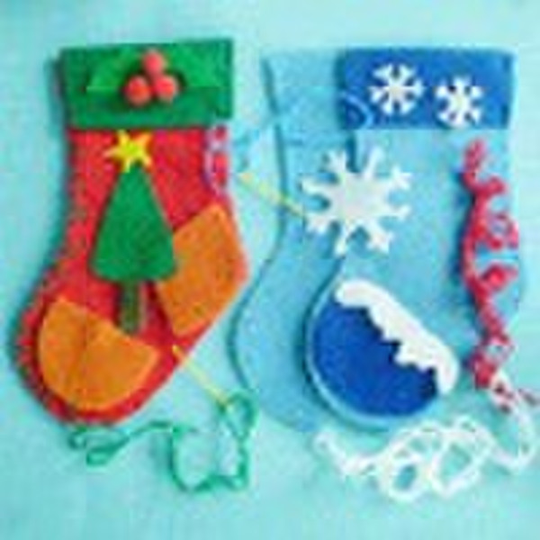 DIY Felt Christmas Stocking,Diy Product,Felt Craft