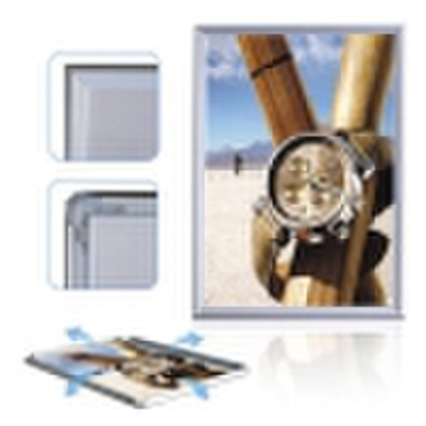 Advertising poster frame