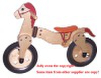 wooden bike horse