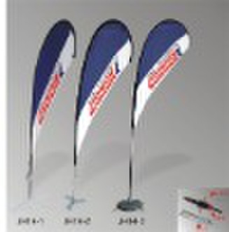 Flying banner stands