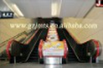 escalator handrail advertising film