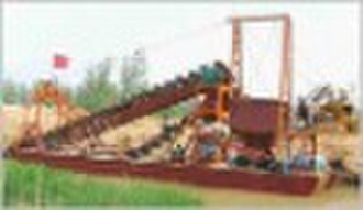 Simple Sand Dredger in River