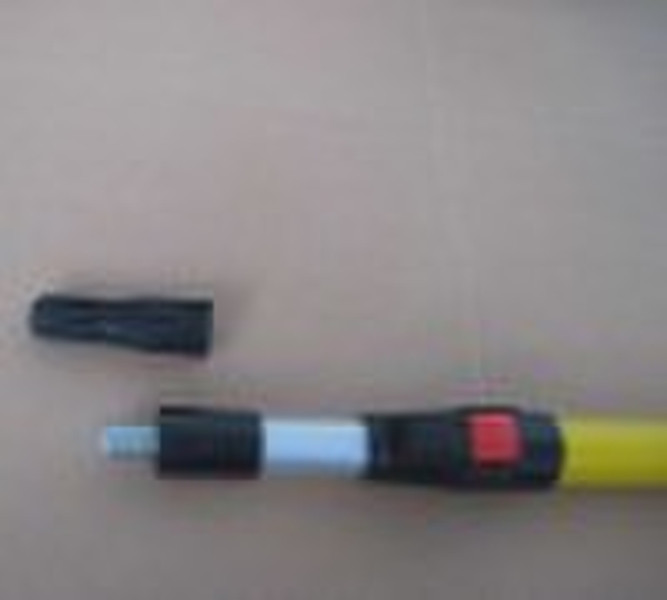 fiberglass/aluminum telescopic pole(button lock)