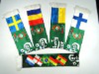 soccer football polyester print scarf