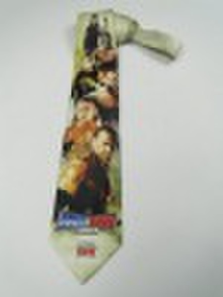 personalized digital print men tie