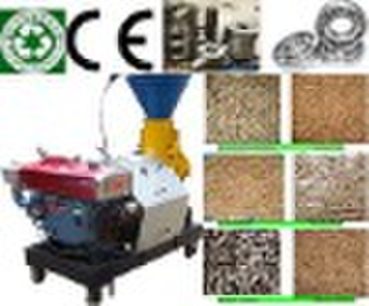 CE Approved Flat Die Wood Pellet Press Driven by D