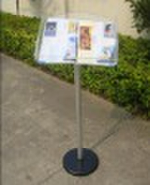 poster stand with Acrylic box