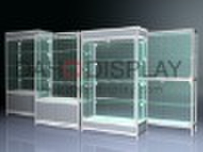 glass showcase display shelf