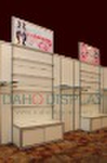 slatwall display rack for showroom shop fixture