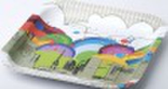 9.5"square plate 300g