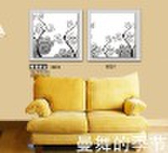 flower modern painting double board solid painting