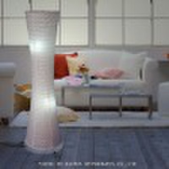 Elegant 100% handmade paper floor lamp in living r