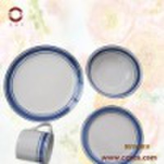 Porcelain plates and cups