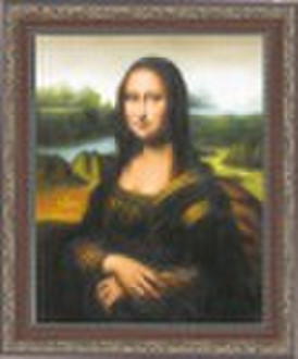 famous oil painting for Monalisa