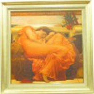 classical sleeping beauty oil painting