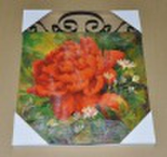 india lady streched canvas painting