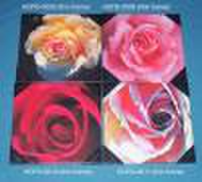 4 flower Canvas Art Work