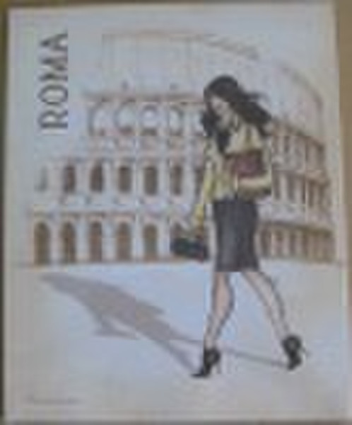 carton modern oil painting