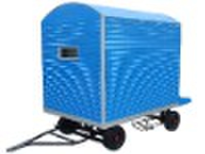 Bulk Cargo Trailer With Steel Shed