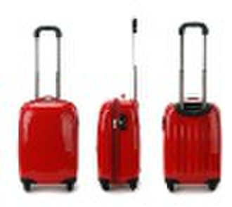 factory price 100% pure pc red luggage case travel