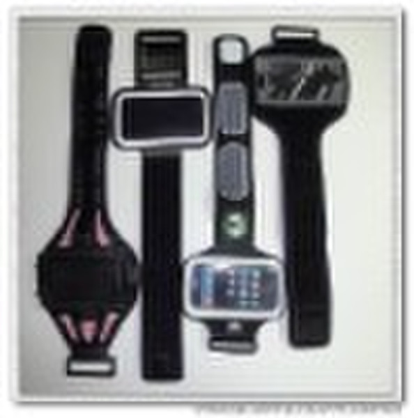 sport armband Arm Band Pouch Bag with 2 Pocket For