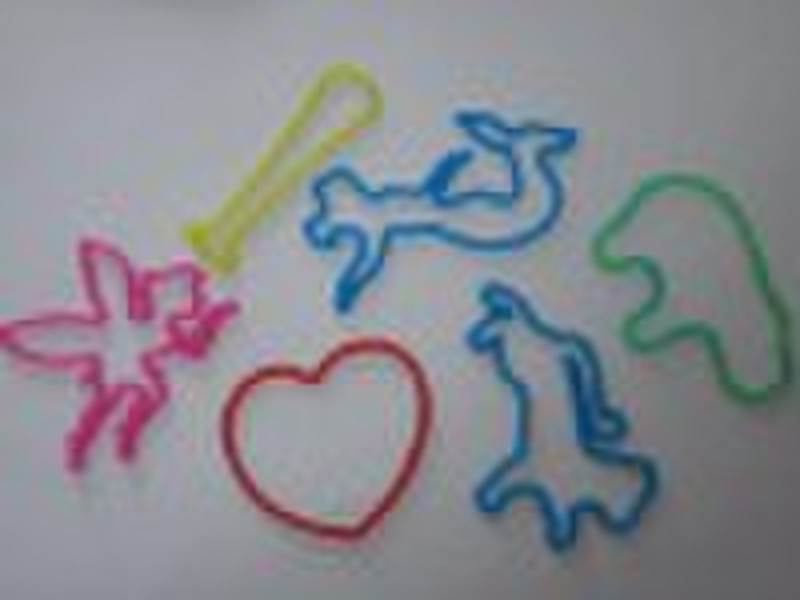 Shaped silly band