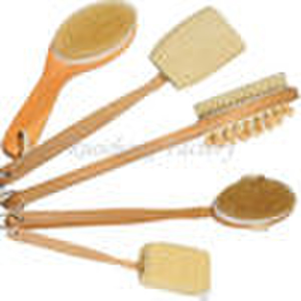 Professional Massage Cleaning Wooden Bath Brush