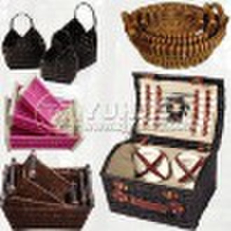 Brown Christmas Gift Basket