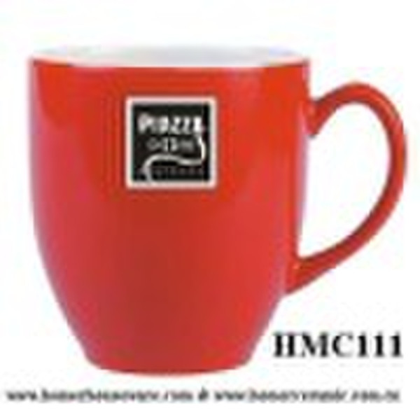 HMC111 Red ceramic mug with printing logo