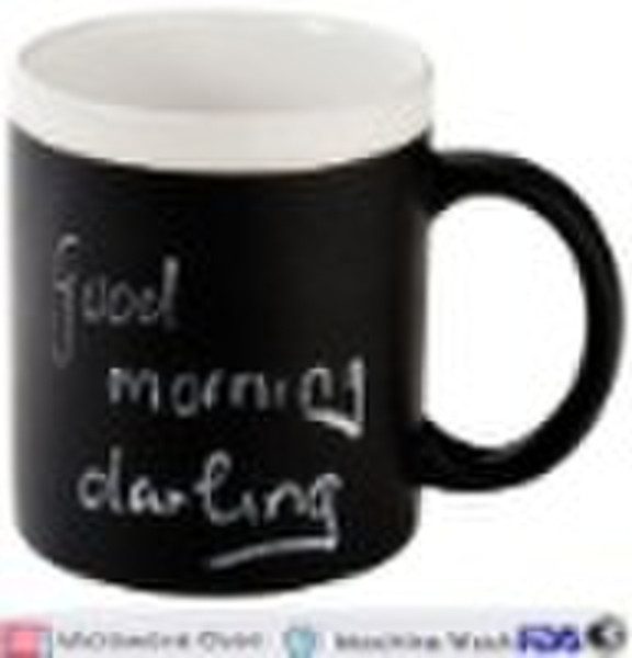 HMC110 Matte black chalk stoneware drink cup