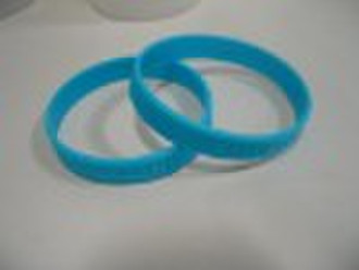 Silicone rubber bracelet