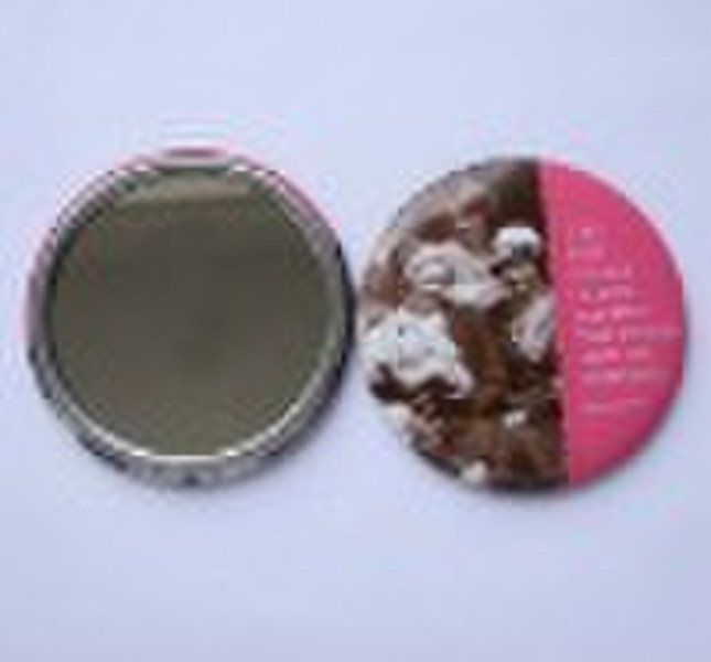 HOT sale cheaper 75mm diameter single tin mirror