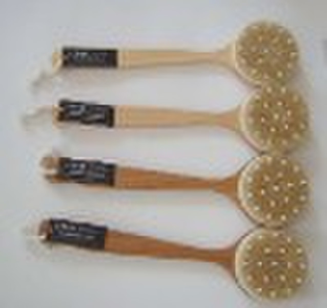 Wooden spa brush