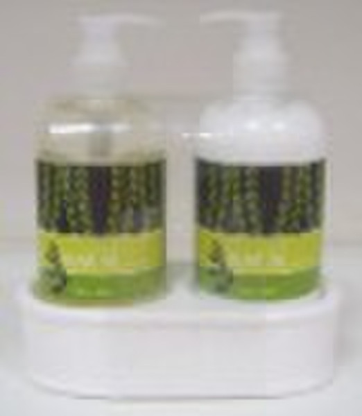 2pc Caddy hand soap& hand lotion with Pure Oli