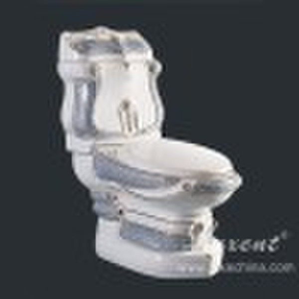 Mosaic gold 2pc Toilet Set