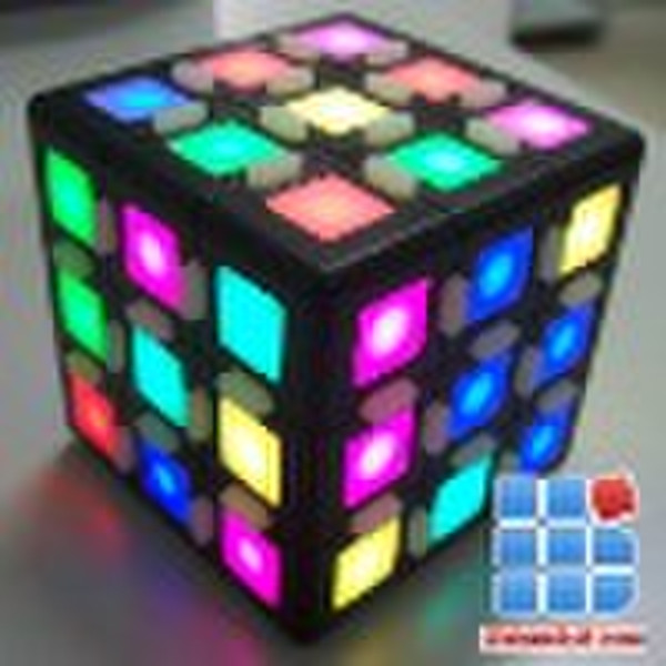 Electronic LED puzzle magical cube