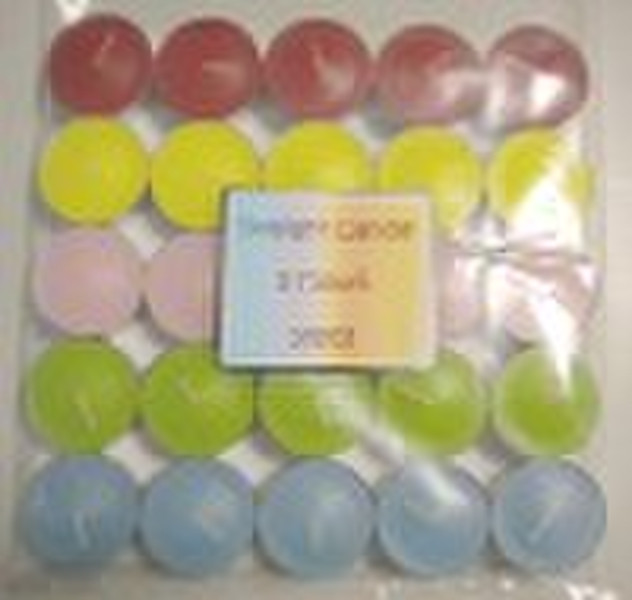 unscented tealight candle,50pcs/bag