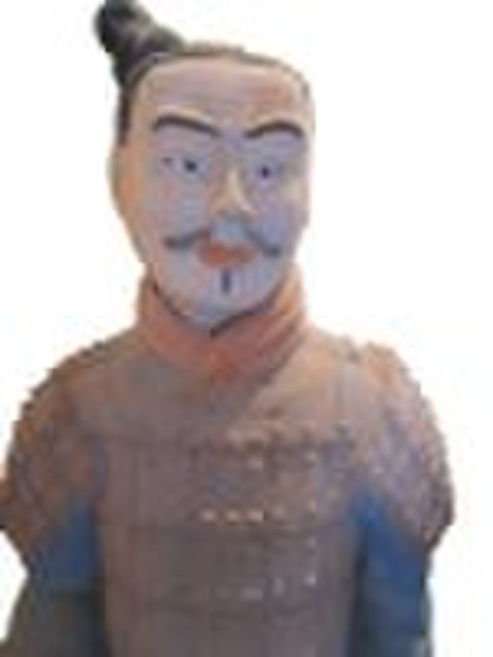 Qin Shi Huang Terra-Cotta Warriors and horse clay