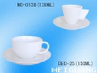 Durable fine porcelain cup&saucer