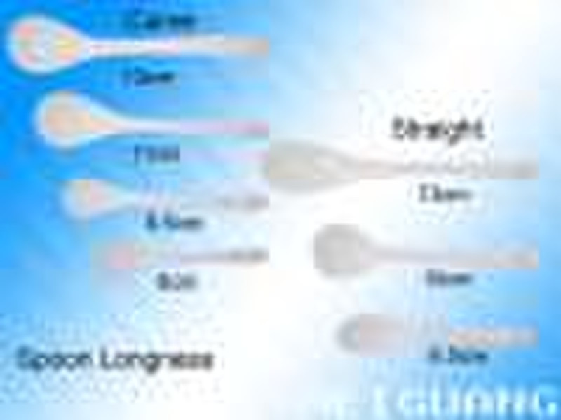 Durable fine porcelain spoons