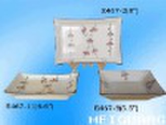 Ceramic Japanese style porcelain dinner plate E467