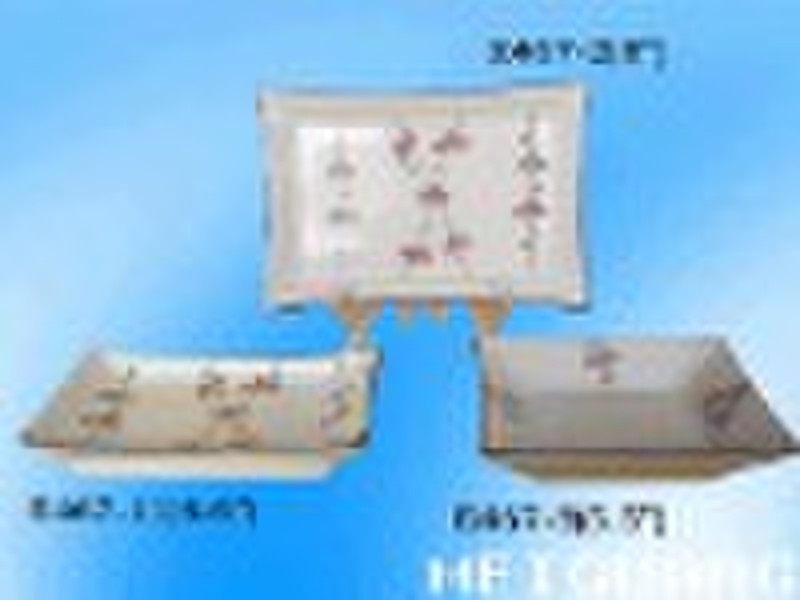 Ceramic Japanese style porcelain dinner plate E467