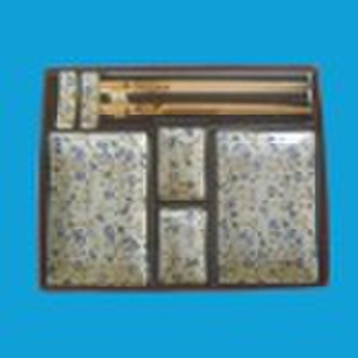 8 pcs porcelain Hand-printing sushi set HT-052-1