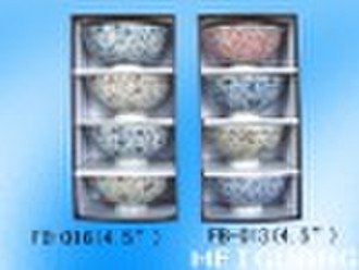 Hand-printing porcelain bowl FB-013/016