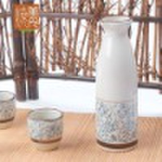 Japanese&Korean style porcelain sake set HT-04