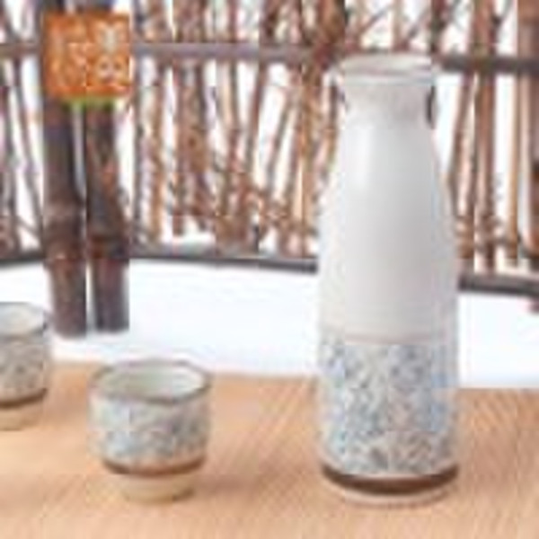 Japanese&Korean style porcelain sake set HT-04