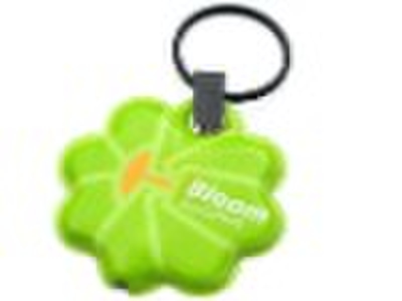 LED pvc keyring